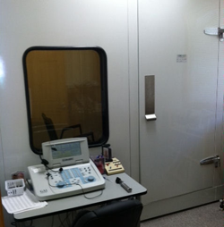 On site hearing booth